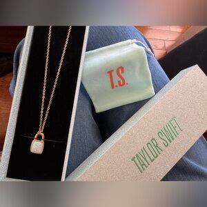 Taylor Swift The Life Of A Showgirl “Opalite” lock necklace!! SOLD OUT!